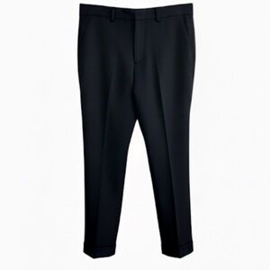 Alice + Olivia “Employed” Wool Single Pleat Cuffed And Cropped Pants Size 4 EUC!